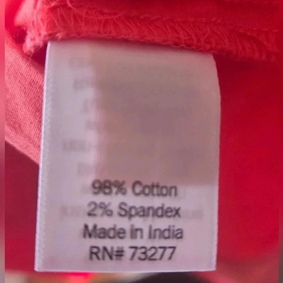 Lightweight Utility Jacket SO Size Large Coral color NWT - Picture 7 of 8